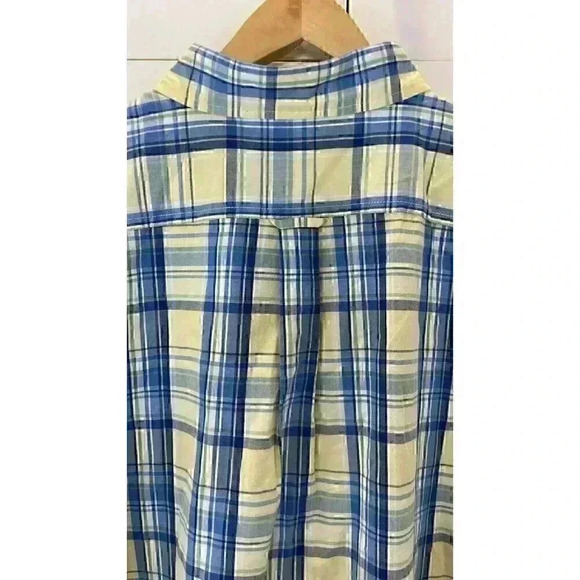 Izod Saltwater Relaxed Classic Seaport Poplin Mens Shirt Size XXL Pre-Owned - Picture 9 of 9